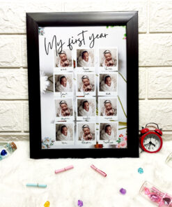 1st Birthday Photo Frame 12 Months Photo Frame