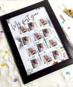 1st Birthday Photo Frame 12 Months Photo Frame