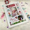 Personalized baby photo frame