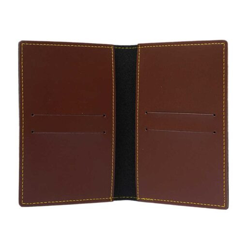Personalized Travel Passport Cover - Brown