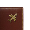 Personalized Travel Passport Cover - Brown