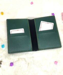 Personalized Travel Passport Cover - Olive