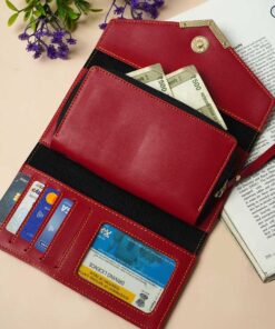 Personalized Women's Wallet - Red