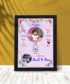 Personalized Keepsake for Newborn Memories