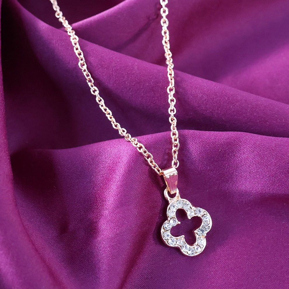 Silver Mother of Pearl Pendant & Earrings Set for Women & Girls | Elegant Jewellery for Daily & Party Wear - Image 2