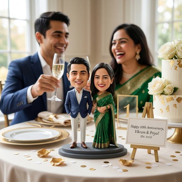 Custom Couple Caricature from Photo