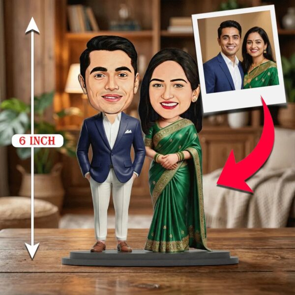 Custom Couple Caricature from Photo