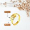 Customized Name Ring for Women and Men