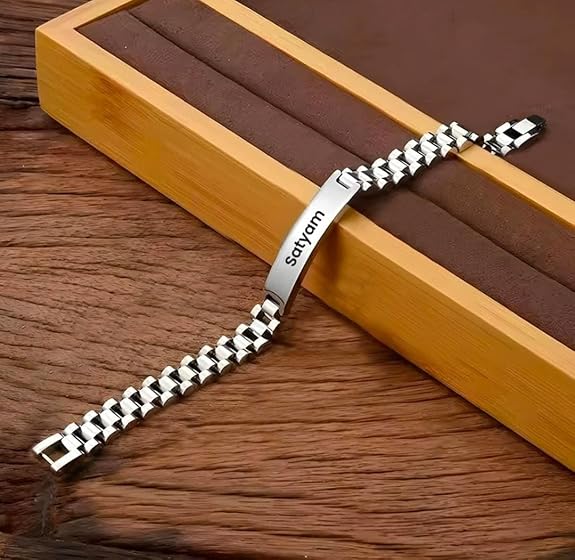 Personalized Stainless Steel Bracelet