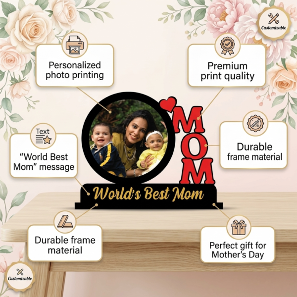 Custom Photo Frame For Mother Gift