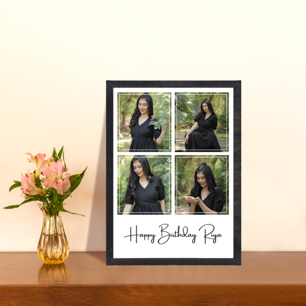 Customized 4 Photo Frame For Birthday Gift Customized 4 Photo Frame For Birthday Gift