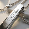 Engraved Name Necklace Gift