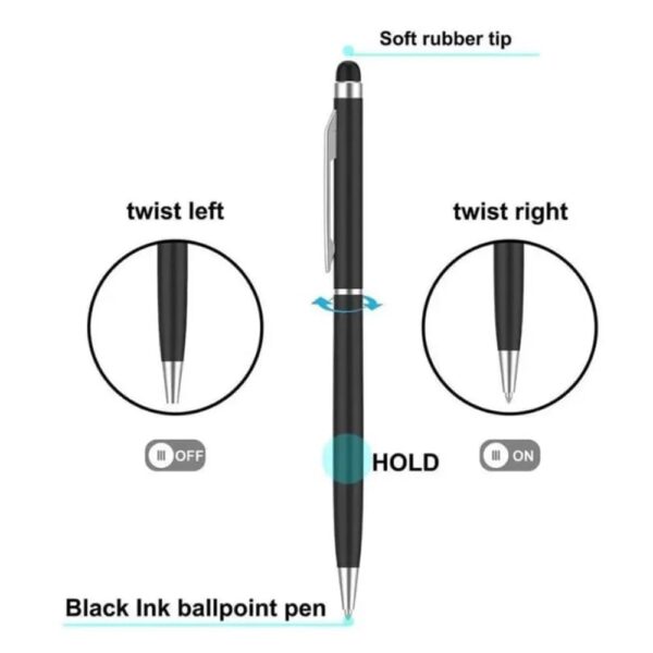 Personalized Metal Ballpoint Pen With Stylus
