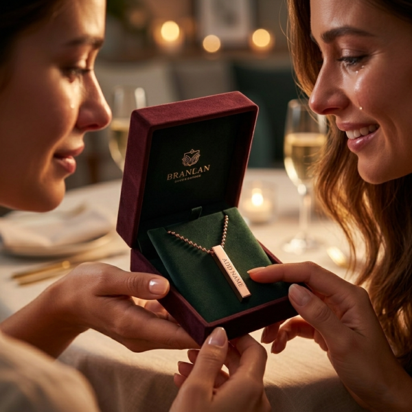 Personalized Rose Gold Name Pendant Personalized Rose Gold Name Pendant