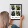Personalized Wooden Collage Frame With Four Photos Personalized Wooden Collage Frame With Four Photos