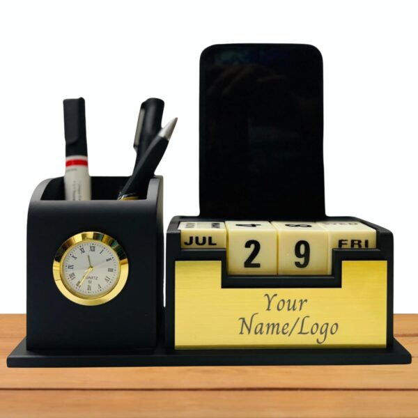 Personalized Wooden Desk Organizer With Name
