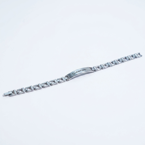 Trendy Rakhi Bracelet For Men With Name