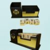 Wooden Pen Stand Organizer For Office Table