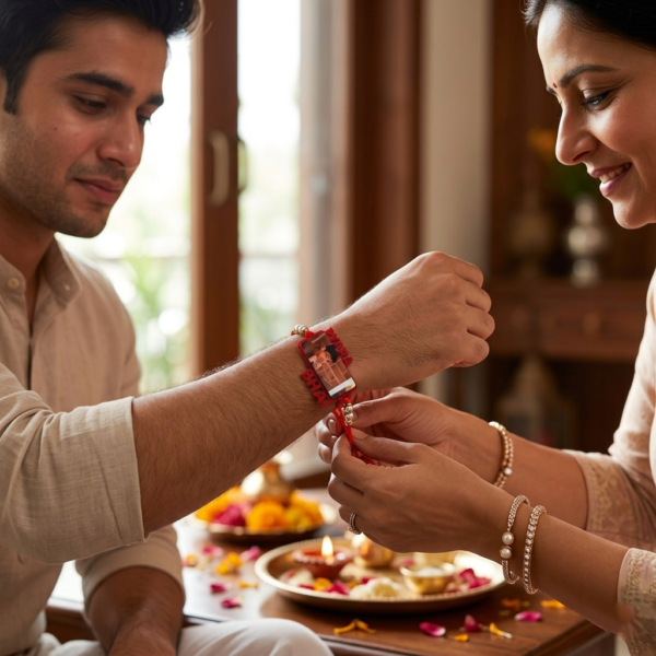 custom rakhi with brother picture custom rakhi with brother picture