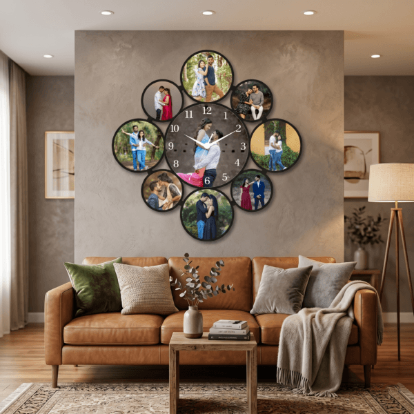 Birthday Gift Wall Clock With Custom Photo Design Birthday Gift Wall Clock With Custom Photo Design