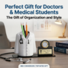 Custom Doctor Gift With Clock And Pen Holder Custom Doctor Gift With Clock And Pen Holder