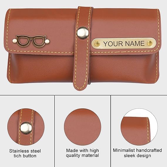 Custom Name Glasses Case With Soft Inner Lining