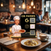 Custom Shape Acrylic Standee For Food Business