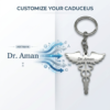Custom Stainless Steel Medical Keychain Gift
