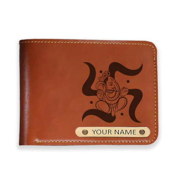 Customized Photo Sketch Wallet For Men With Name