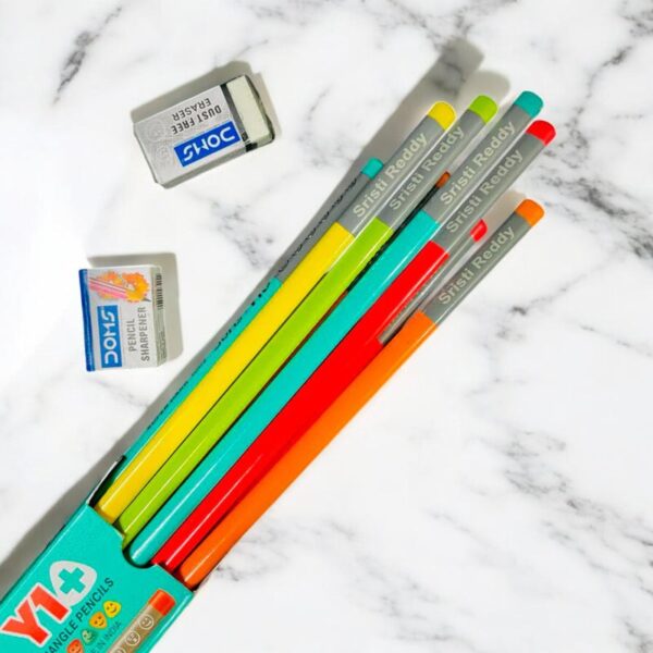 Name Personalized Pencil Set For Birthday Return Gifts