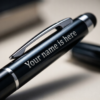 Personalized Ballpoint Pen With Touch Screen Stylus Feature Personalized Ballpoint Pen With Touch Screen Stylus Feature