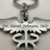 Personalized Doctor Keychain With Name Engraving