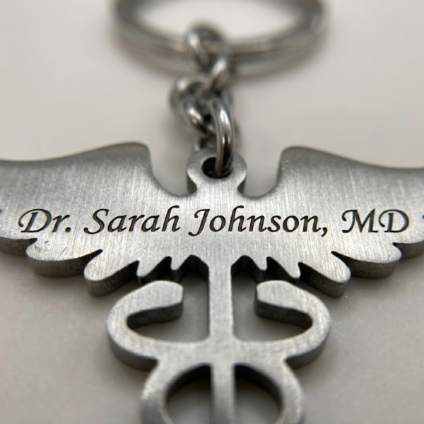 Personalized Doctor Keychain With Name Engraving
