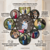 Personalized Round Wall Clock With Family Photos Personalized Round Wall Clock With Family Photos