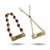 Custom Engraved Rakhi Pair For Family Celebration