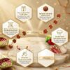 Elegant Rudraksh Rakhi With Personalized Brother Name
