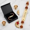 Spiritual Rakhi Bracelet With Engraving For Brother
