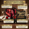 World Best Sister Personalized Photo Frame