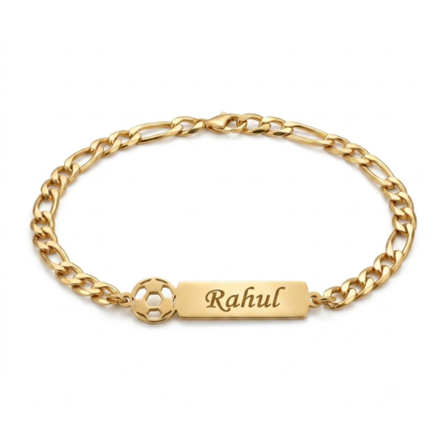 Premium Sports Rakhi With Custom Name Plate