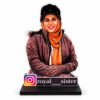 0e69e91e-a7e2-43ea-bf0c-5de538249171 Personalized Instagram Photo Standee with Custom Name – 4 × 6 Inch Acrylic Tabletop Photo Cutout Gift