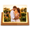 Personalized LED Photo Frame with Wooden Base – Custom 3D Acrylic Photo Collage Lamp, 8 Inch Romantic Gift