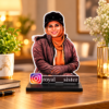 38bc53d8-ee42-4582-a127-f6180e4c0b4c Personalized Instagram Photo Standee with Custom Name – 4 × 6 Inch Acrylic Tabletop Photo Cutout Gift