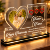 Personalized Acrylic Couple Photo Frame with LED Light Base – Custom Anniversary Gift for Husband & Wife, 6 × 8 Inch