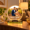 Personalized Couple LED Photo Lamp with Custom Names & Date – 8x8 Inch Acrylic Anniversary Gift