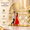 Personalize Your Wedding Keepsake-7 Personalized Acrylic Wedding Photo Plaque with Custom Names & Date | Premium Couple Photo Keepsake for Wedding, Anniversary & Engagement Gifts