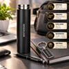Personalized Black Desk Essentials Personalized Black Desk Essentials
