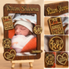 Personalized Newborn Baby Photo Frame with Name & Birth Details | Custom Baby Birth Stats Keepsake Gift for New Parents