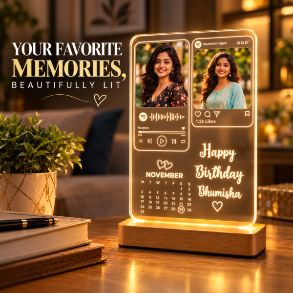 a99c9d63-5c53-4b66-bf33-7e3493a404c3 Personalized LED Acrylic Photo Lamp with Birthday Calendar – Custom Name and Dual Photo Music Player Night Light