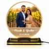 Personalized Couple LED Photo Lamp with Custom Names & Date – 8x8 Inch Acrylic Anniversary Gift