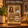 d980f00b-c51e-4ced-a4cf-0ffc7634c28d Personalized LED Acrylic Photo Lamp with Birthday Calendar – Custom Name and Dual Photo Music Player Night Light
